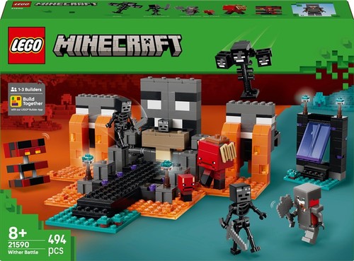 Lego minecraft wither battle - minecraft,