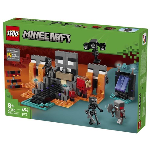 Lego minecraft wither - minecraft, battle