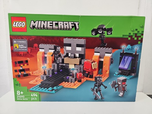Lego minecraft wither battle - minecraft,