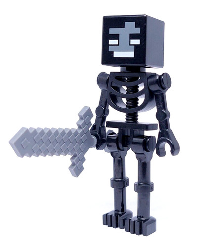 Lego minecraft wither - lego, skeleton