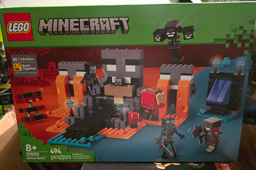 Lego minecraft wither - wither, battle