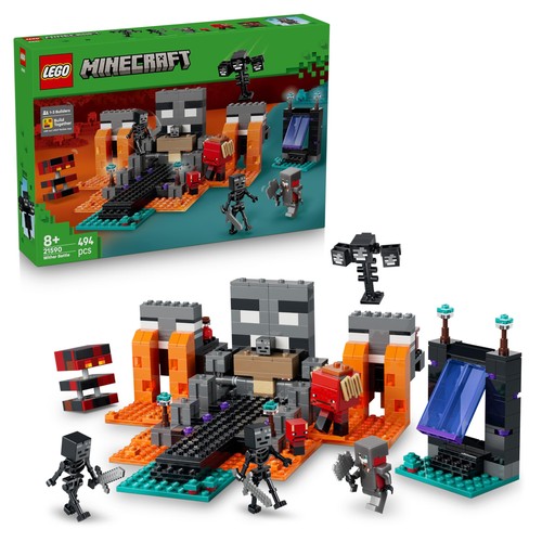 Lego minecraft wither battle - lego,