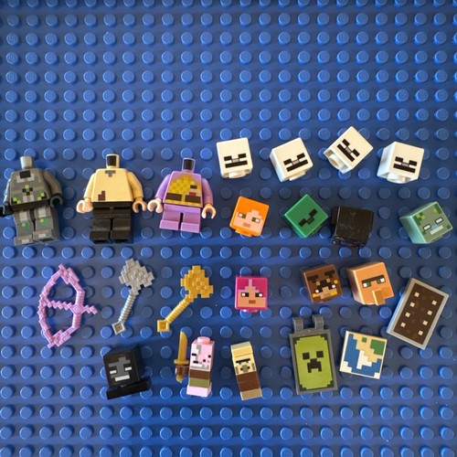 Lego 2016 minecraft - testa, nera